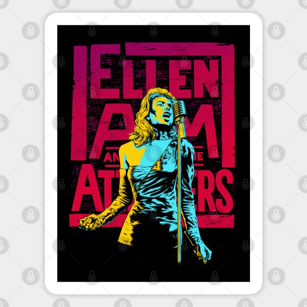 Ellen Aim and the Attackers Magnet by VinylCountdown